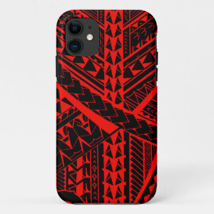 Samoaische/polynesische Stammes- Formen und iPhone 11 Hülle