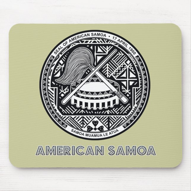 Samoaisches Emblem Mousepad (Vorne)