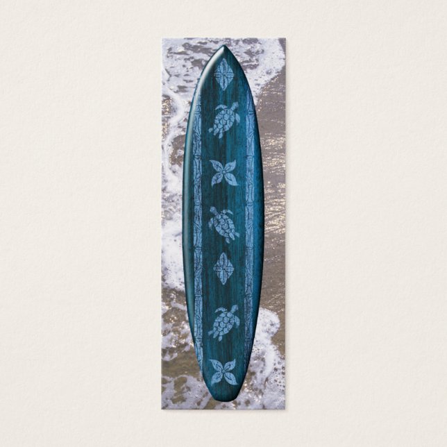 Samoaisches Tapa-Surfbrett-Lesezeichen (Vorderseite)