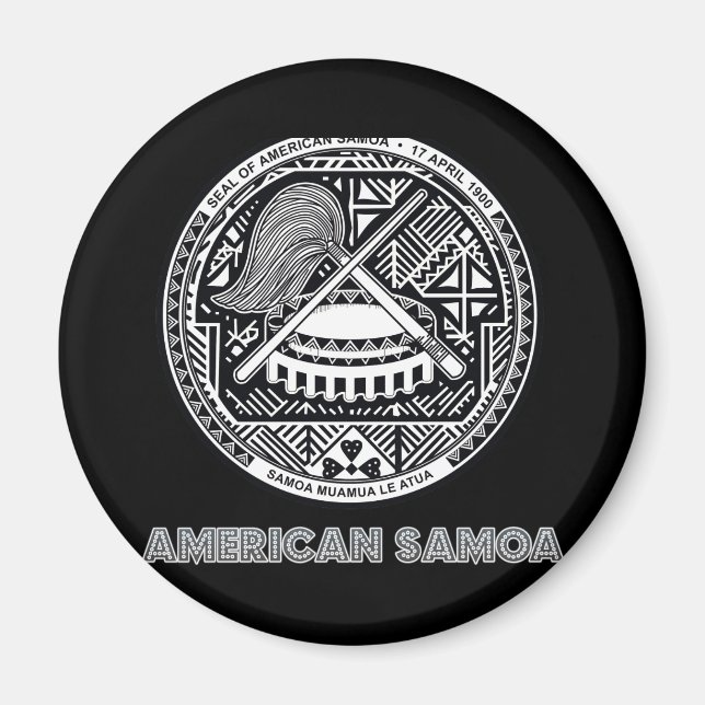 Samoan Emblem Magnet (Vorne)