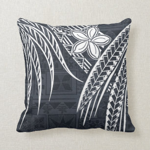 Samoan - Hawaiisch - Polynesische Alte Tapa-Design Kissen