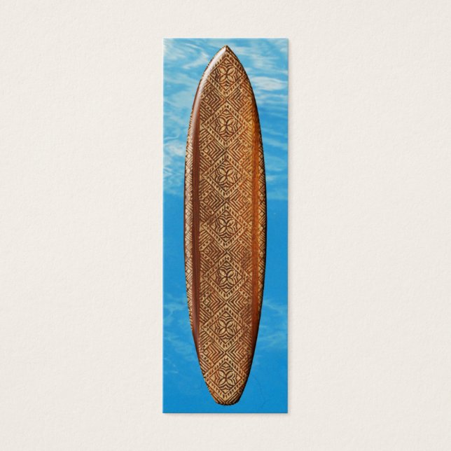 Samoan Tapa Surfboard Lesezeichen (Vorderseite)