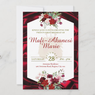 Samoan Tuiga 21. Einladung