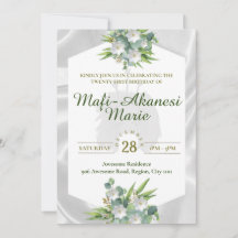 Samoan Tuiga 21. Einladung