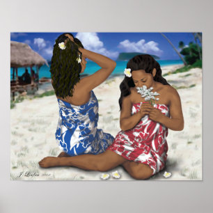 Samoana Beauty Poster