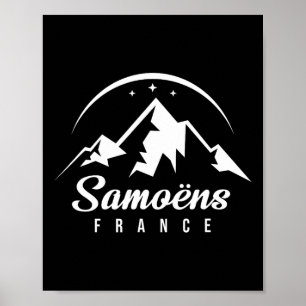 Samoëns France Ski Resort Skifahren Snowboarden So Poster