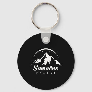 Samoëns France Ski Resort Skifahren Snowboarden So Schlüsselanhänger