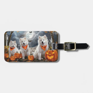 Samojede Halloween Gruselig Gepäckanhänger