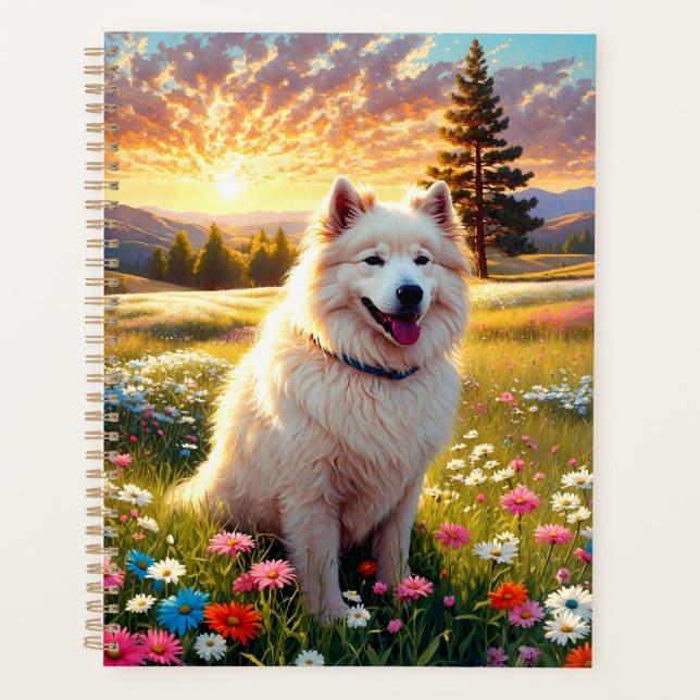 Samojede-Hund   Planer (Vorderseite)