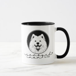 Samojede-Mama Individuell Etabliert Pop Art Samoje Tasse