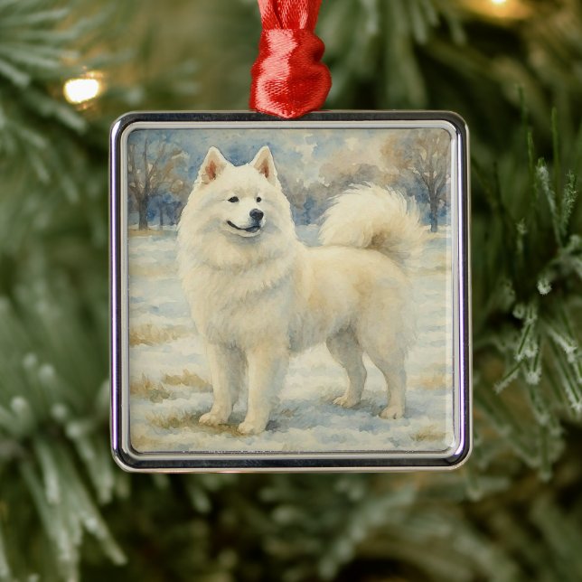 Samojede Ornament Aus Metall (Baum)