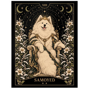 Samojede, Sternen-Tarot-Kunst Postkarte