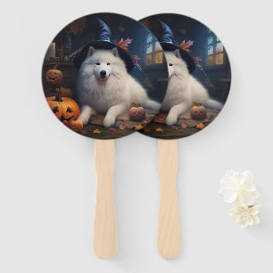Samojeden Kürbisse Halloween Gruselig Fächer