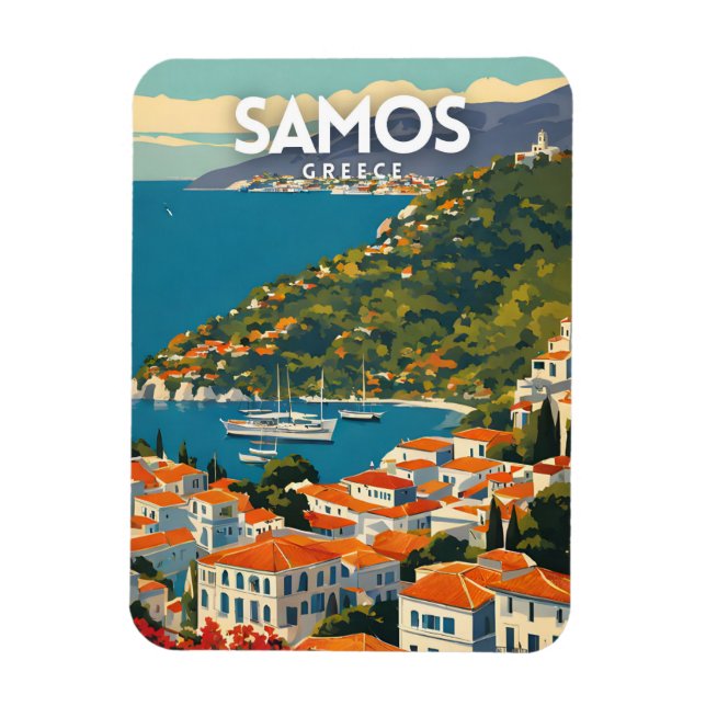 Samos Griechenland Magnet (Vertikal)