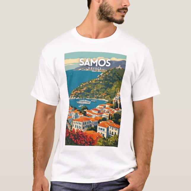 Samos Griechenland T-Shirt (Vorderseite)
