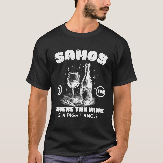 Samos Wein T-Shirt (Vorderseite)