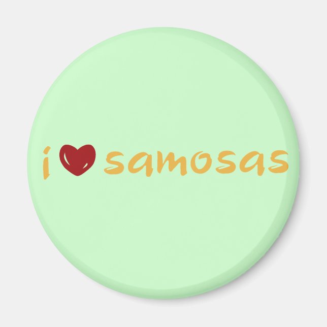 Samosa-Liebe Magnet (Vorne)