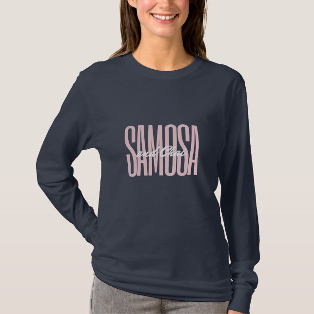 Samosa und Chai T - Shirt (Vorderseite)