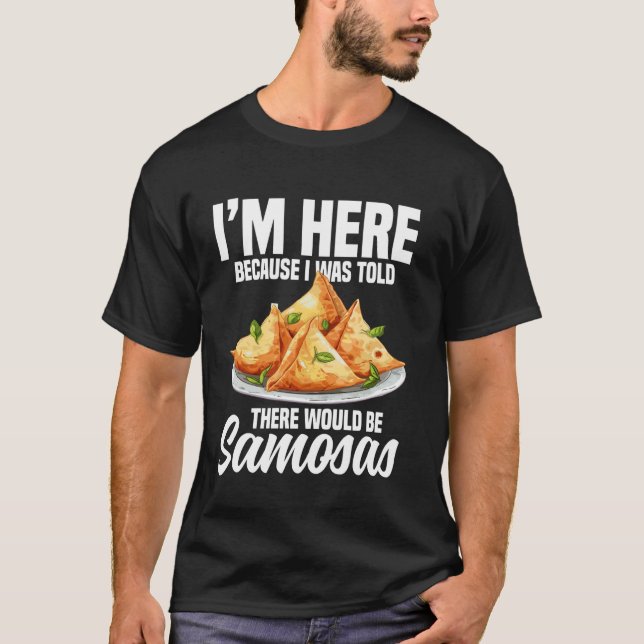 Samosas Essen Indischer Feinschmecker Samosa Gemüs T-Shirt (Vorderseite)