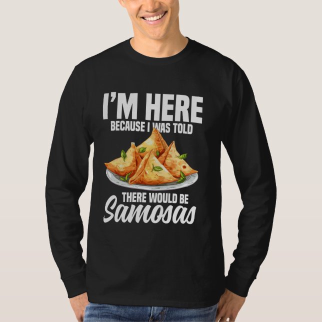 Samosas Essen Indischer Feinschmecker Samosa Gemüs T-Shirt (Vorderseite)