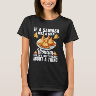Samosas Fan Vegane Samosa-Wraps Indische Tiefkühl- T-Shirt