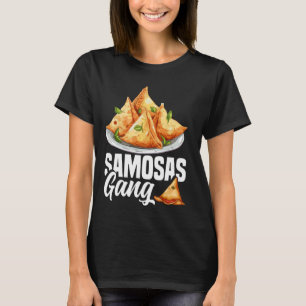 Samosas Food Samosa Maker Indischer Feinschmecker T-Shirt
