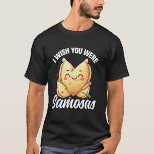 Samosas Herstellung Samosa Foodie Indisches Essen T-Shirt