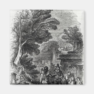 Samoset, der indische Besucher Magnet