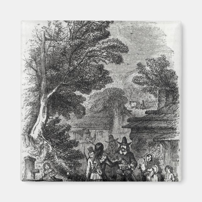 Samoset, der indische Besucher Magnet (Vorne)