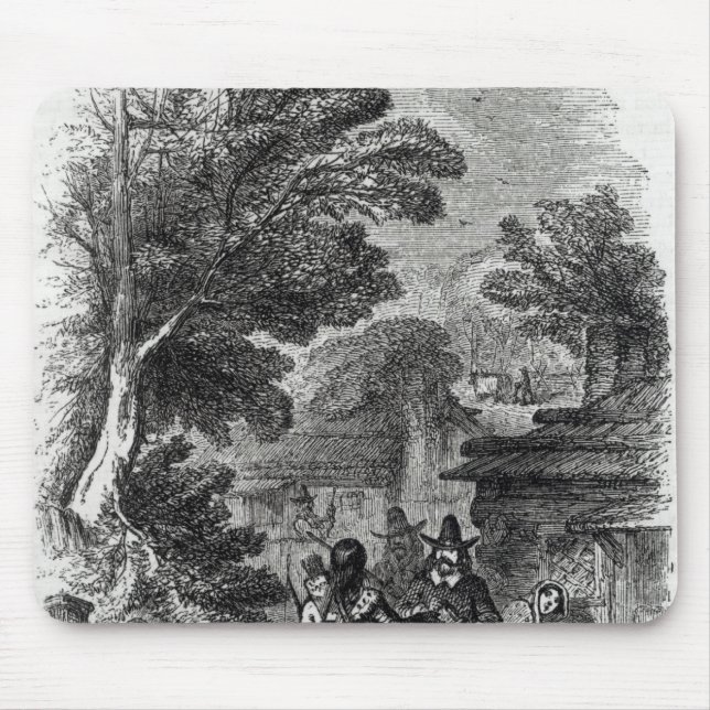 Samoset, der indische Besucher Mousepad (Vorne)