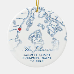 Samoset Resort Rockport Hochzeiten Foto Weihnachte Keramik Ornament
