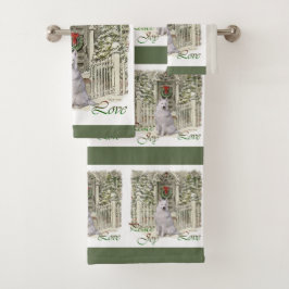 Samotische Weihnachten Badhandtuch Set