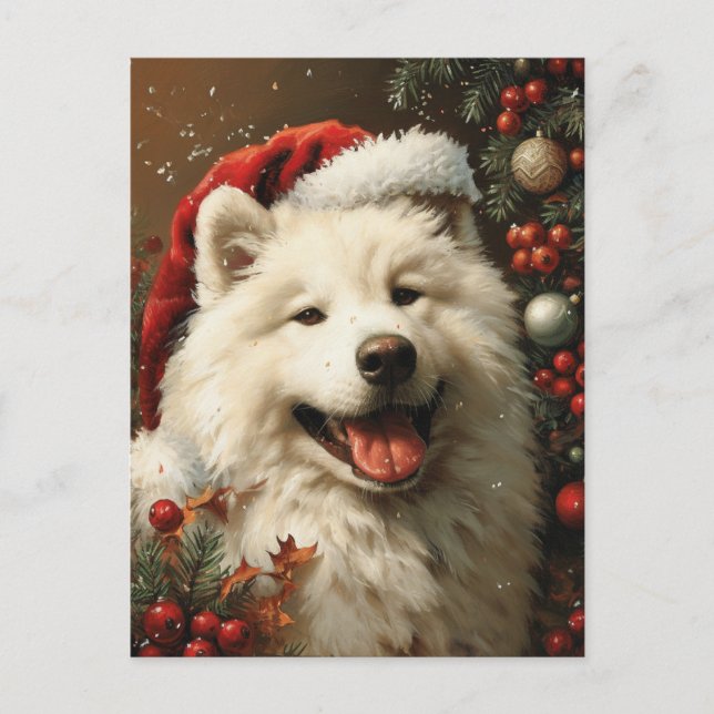 Samotische Weihnachten Postkarte (Vorderseite)