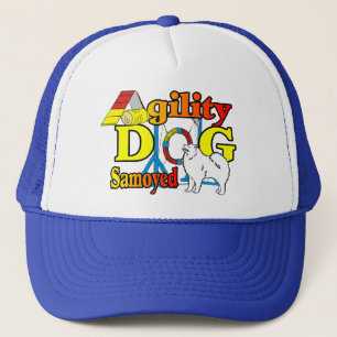 Samoyed Agility Geschenke Truckerkappe