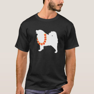 Samoyed Aloha Hawaiian Lei Dog T-Shirt
