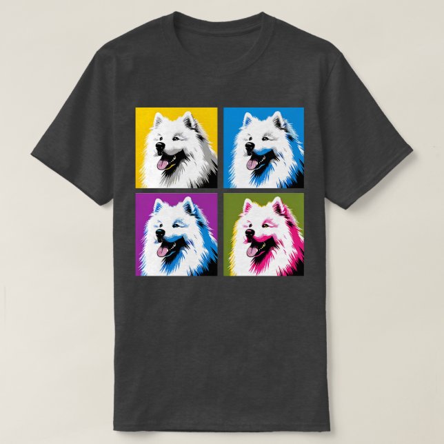 Samoyed Art Dog Lover T-Shirt (Design vorne)