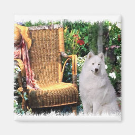 Samoyed Art Geschenke Magnet