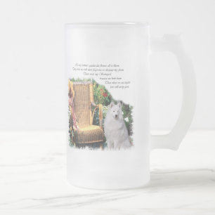 Samoyed Art Geschenke Mattglas Bierglas