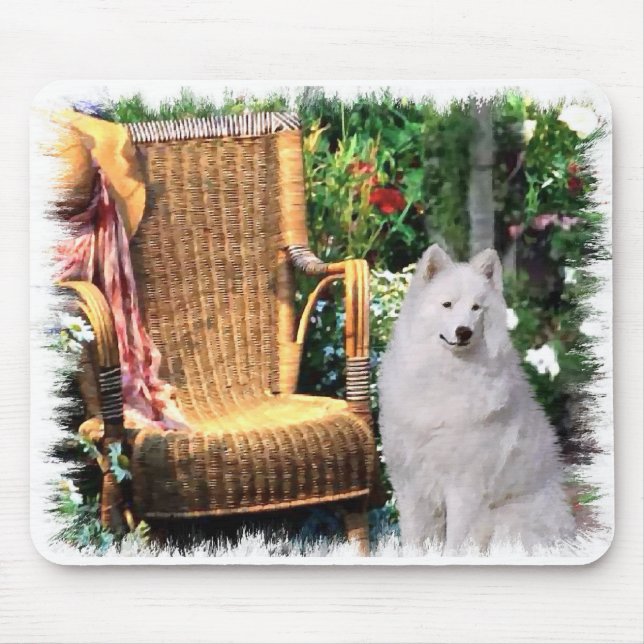 Samoyed Art Geschenke Mousepad (Vorne)