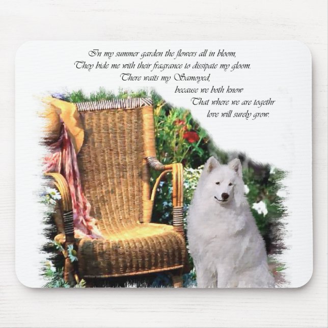Samoyed Art Geschenke Mousepad (Vorne)
