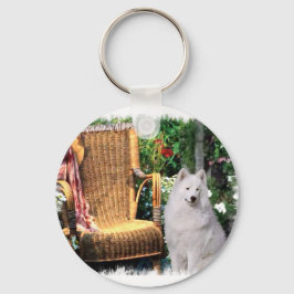 Samoyed Art Geschenke Schlüsselanhänger