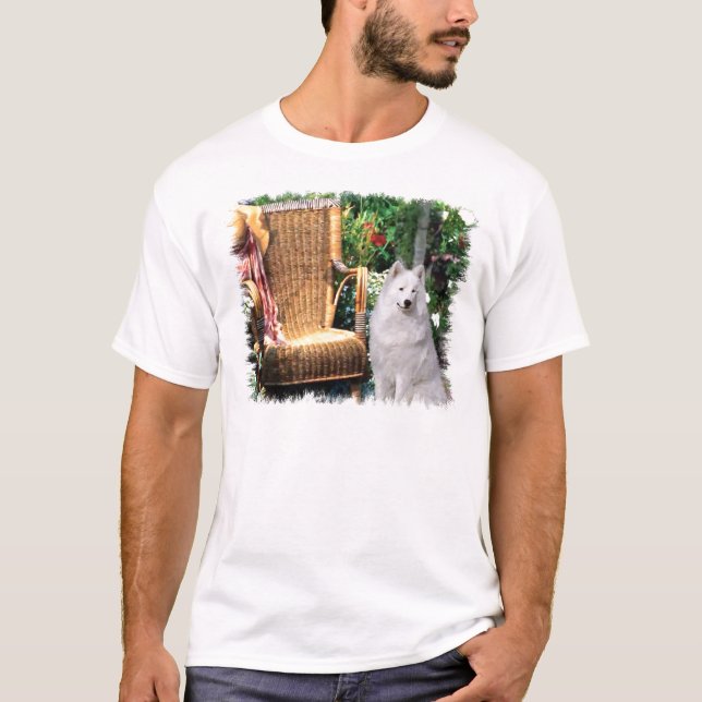 Samoyed Art Geschenke T-Shirt (Vorderseite)