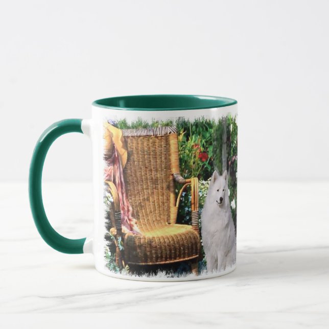 Samoyed Art Geschenke Tasse (Links)