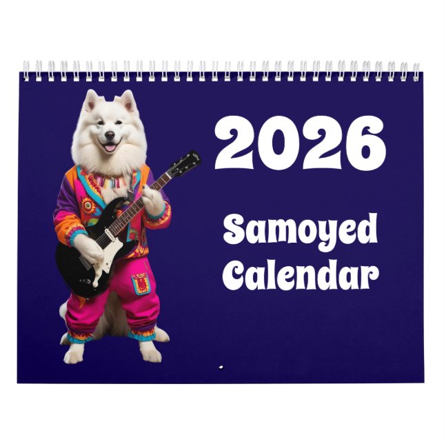 Samoyed Calendar Kalender (Titelbild)