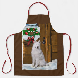 Samoyed Christmas Geschenke Schürze
