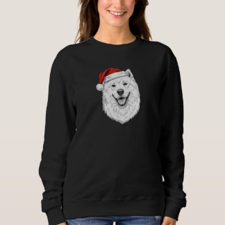 Samoyed Christmas Sweatshirt–Custom Name Dog Gift Sweatshirt