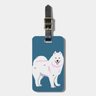 Samoyed Dog Cartoon | Gepäckanhänger