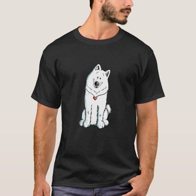 Samoyed Dog  For Samoyed Dog Fans T-Shirt (Vorderseite)