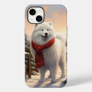 Samoyed Dog in Schneehochweihen Case-Mate iPhone 14 Plus Hülle