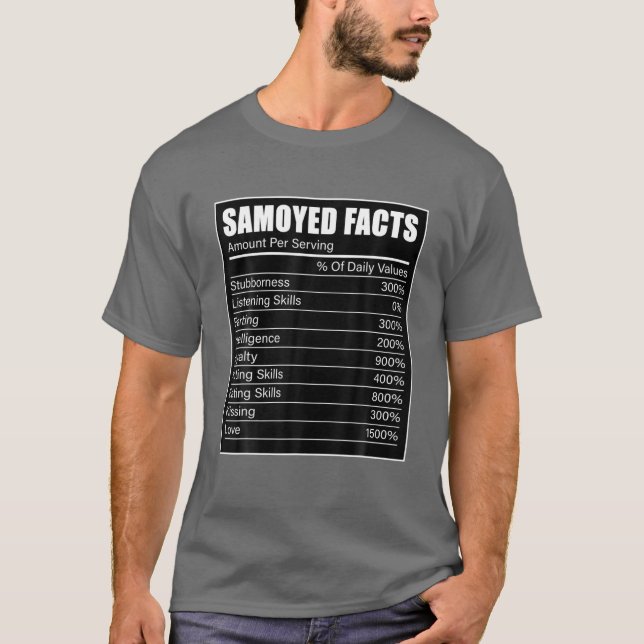 Samoyed Dog Lover Samoyed Facts Samoyed T-Shirt (Vorderseite)